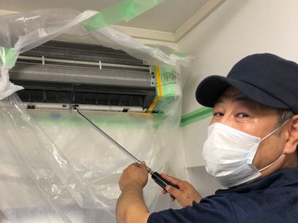 便利屋たすけ隊のコロナ対策!エアコンを奇麗にしておうち時間を快適に過ごしましょう(^_-)-☆の写真