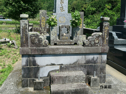さくらサービス福岡の【大切なお墓を綺麗に保ちたい】手作業でひとつひとつ丁寧に真心込めて綺麗に致しますの写真