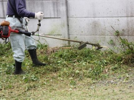 ロハスるの草刈り(草刈り機)の写真
