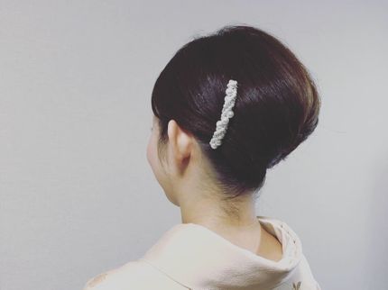 出張ヘアメイク grace.nの出張ヘアセットの写真