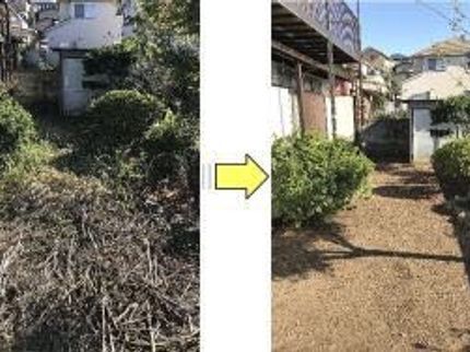 アイクリーンの草刈!格安でします。お庭から空いた土地までお任せ下さい。の写真