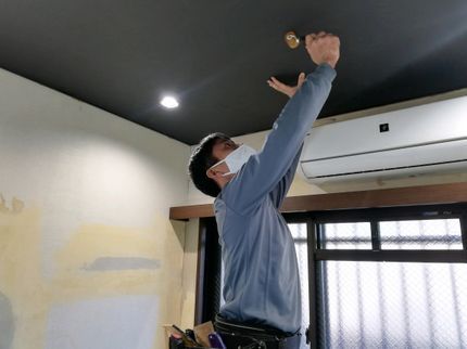 奈良ハウスケアのお洒落なクロスは憧れませんか?壁1面だけでも大丈夫です(^^)dの写真