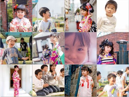 記念写真館 horaの自然光での撮影《♯そとふぉと》で柔らかな、あたたかみのある写真を撮影します◎の写真