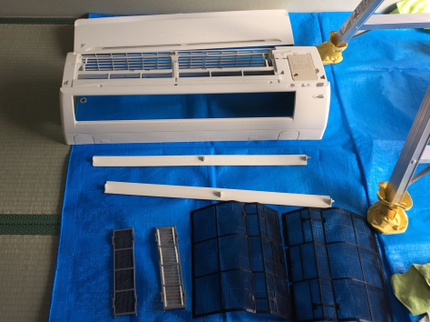 ミトリックスPROの【防カビスプレー無料特典】年間350台以上の実績あり。家庭用エアコンクリーニングの写真
