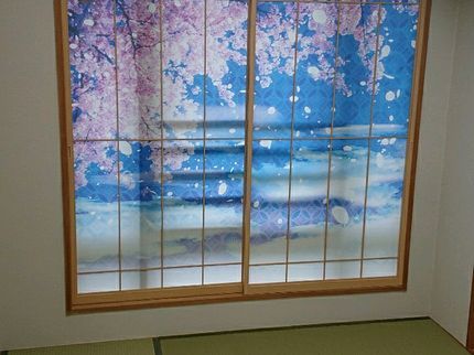 和の匠 くらしのマーケット店の障子張替は 紙の種類が豊富な弊社へ是非!! 只今 御訪問前に除菌実施中の写真