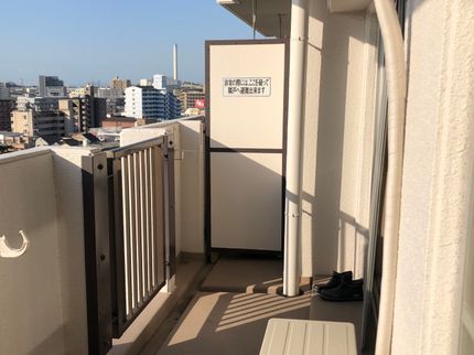 おそじ革命大阪淀川区東店のベランダ、バルコニークリーニングの写真
