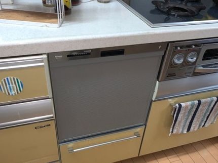 ミプロ株式会社の食器洗い乾燥機の取替工事の写真