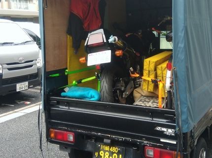 合同会社ワールドリンクの関東発着便 バイク好きが運びます!雨に濡れないバイク運送 実績が違います!の写真
