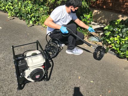 グッドラボの排水管の高圧洗浄はイール24へ!お任せ下さい!の写真