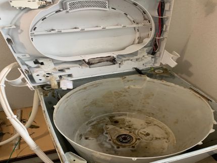 タイへーの洗濯機分解洗浄で嫌な臭いや汚れを徹底除去!乾燥機付き、斜めドラムは非対応の写真