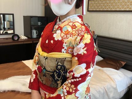 着付師の「あいこ」の記念すべき日のお手伝いをベテランの着付師が苦しくなく着崩れない着付を致します。の写真