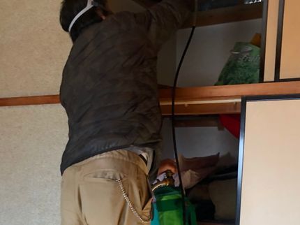 株式会社マルックスのクモ駆除なら弊社にお任せ下さい!プロ用虫コナーズあります!ムカデ駆除もお任せ!の写真