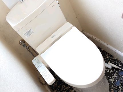 おおうち設備の●新型コロナ対策の徹底!●マスク・ゴム手袋着用●作業後のアルコール消毒実施中の写真