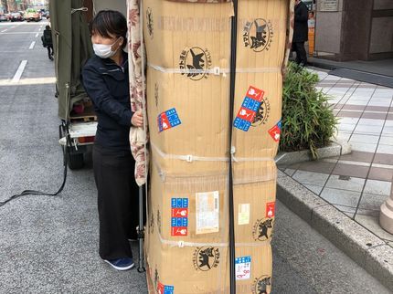 エヌケイサービスの家具の配送なら背高幌の相談下さい。引越しスキルの万全なスタッフで対応致しますの写真