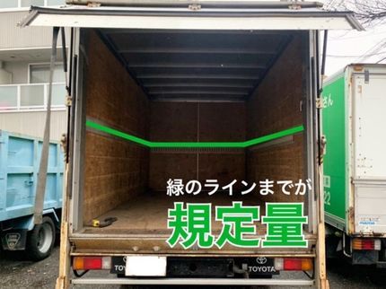 株式会社フリースペースの【仕分け・運び出し不要】荷室広め箱車 2tトラック積み放題!お得な倍積みパックもの写真
