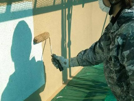 株式会社ライフプラスの外壁塗り替え、コーキング処理 各部塗装一式の写真