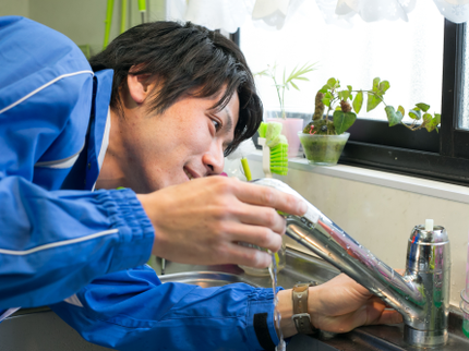 生活住救便グループの水回りの修理は当店にお任せ◎地元のスタッフが訪問します。予約日当日作業可能!の写真
