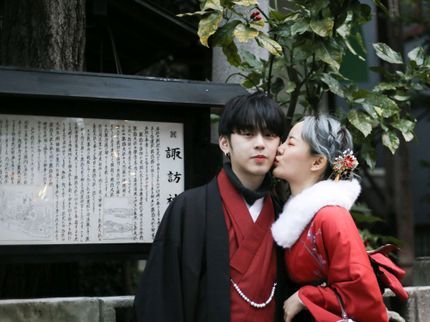 ラッキー屋の女性カメラマン #カップル撮影#幸せな瞬間を永遠の思い出にの写真
