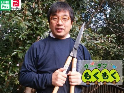 ガーデンもくもくの★草刈機は本当に静かです★石飛対策★安全除草剤★土日祝対応の写真