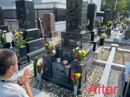 TANABATA運送のお墓参り代行サービスの写真