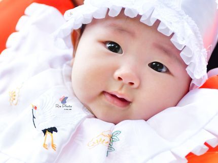 Rie Photo kidsの産着無料レンタル♫ 綺麗な特別なお写真にこだわるお客様はぜひ!!の写真