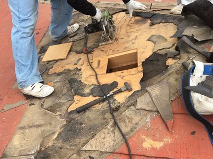 テクニカルジャパン株式会社(本社)の屋根葺き替え工事の写真