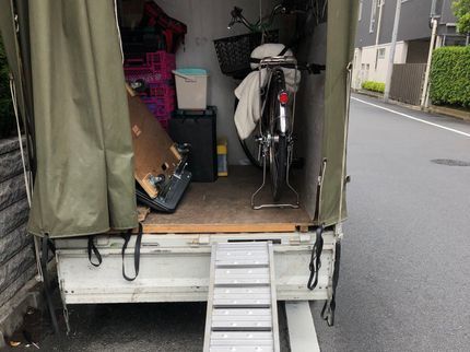 エヌケイサービスの10台まで載る自転車輸送はエヌケイサービスの写真