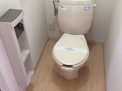メイクスペースの嫌な臭いや汚れ一掃!トイレクリーニングの写真
