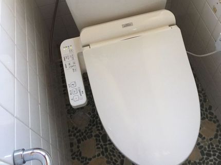 ゲゲゲの水太郎の温水洗浄便座!!取付費7980円の写真