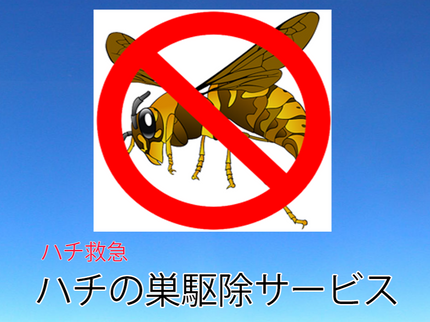 アークエンタープライズのハチの巣駆除サービス◆事前見積り・料金明示◆即日対応可◆カード払いOKの写真