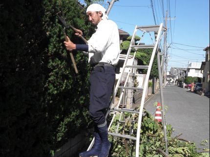 株式会社 緑家の【業界歴10年以上】優秀技能者表彰されたベテラン庭師にお任せください!の写真
