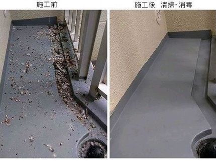 リベック環境サービスの防鳥ネット+糞清掃が38,000円!美観を損ねない丈夫な防鳥ネットが業界最安値の写真