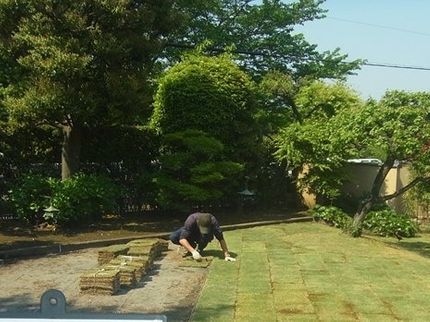梶山庭苑株式会社の【梶山庭苑株式会社】◆芝張り◆ご予算に応じたサービスをご提案いたします!の写真