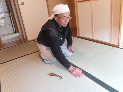 上沢たたみ店の■畳一筋44年 匠の技術力■朝に引取り当日納品可!市松模様などデザイン畳も○の写真