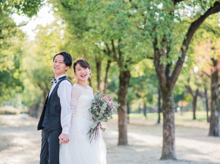 PhotoMarche*IroMegriの【ウェディング】自然のロケーションで自然なおふたりの魅力を引き出します!の写真