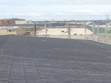 優塗建の作業外注一切なし!営業時間外や対応地域外もご相談ください◎スレート屋根塗装の写真