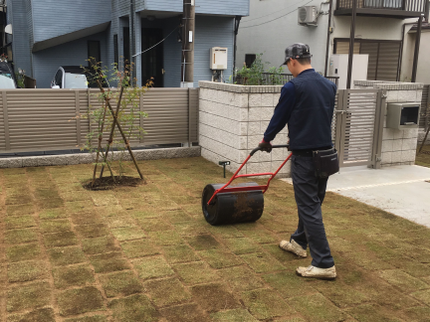 湘南彩苑の〈湘南彩苑〉芝張りなら当社にお任せください!造園技能士がご対応◆完全自社施工!の写真