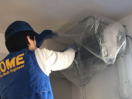 株式会社HOMEの広島で10年以上の実績◎家庭用壁掛けエアコンクリーニング◎paypay使用可♪の写真