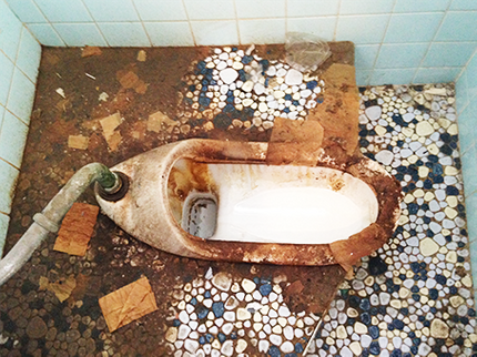 クリナークのトイレクリーニングの写真