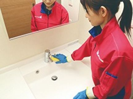 おそうじ本舗 手稲駅前店の身だしなみのチェックは綺麗な洗面所で行いませんか?【クレジット利用可能】の写真