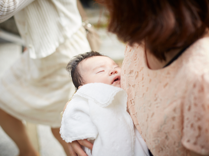 N-studioの【お宮参り】ナチュラルな雰囲気を残したい☆多くの写真を残したいをかなえます◎の写真
