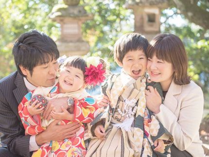 まんまるフォトの一生残る大切な七五三☆ご家族みなさまの温かい笑顔のお写真を心を込めて撮影◎の写真