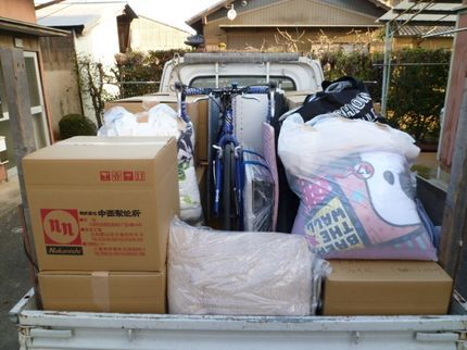 エコマートサービスの自転車・原付OK!洗濯機取り外しは無料・単身者向け格安引っ越し便!の写真