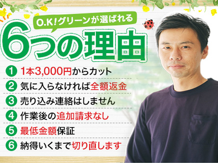 O.K!グリーンの■主婦絶賛■なんと!防草シート敷き&草刈りがすべてコミコミで¥1,500/㎡ですの写真