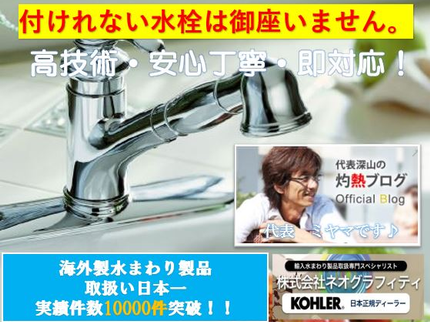 株式会社ネオグラフィティの蛇口交換の超スペシャリスト 海外製品専門暦13年 国産メーカーもお任せ!の写真
