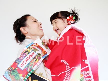 STUDIO LIFEの遊びながら撮れる七五三撮影の写真