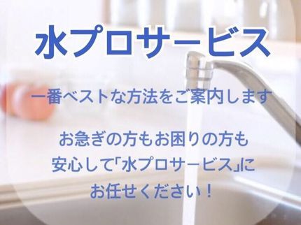 水プロサービス株式会社の水道局指定工事店がお伺い!賃貸管理の仕事多数請負可能(^^)アポからとります。の写真
