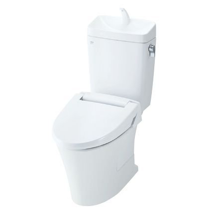 LIXIL(INAX) アメージュZ KBシリーズセット 床排水200mm / 手洗いあり(YBC-ZA10S / YDT-ZA180E / CW-KB21)の画像