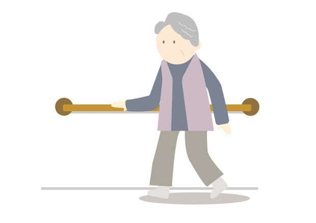 廊下の手すり