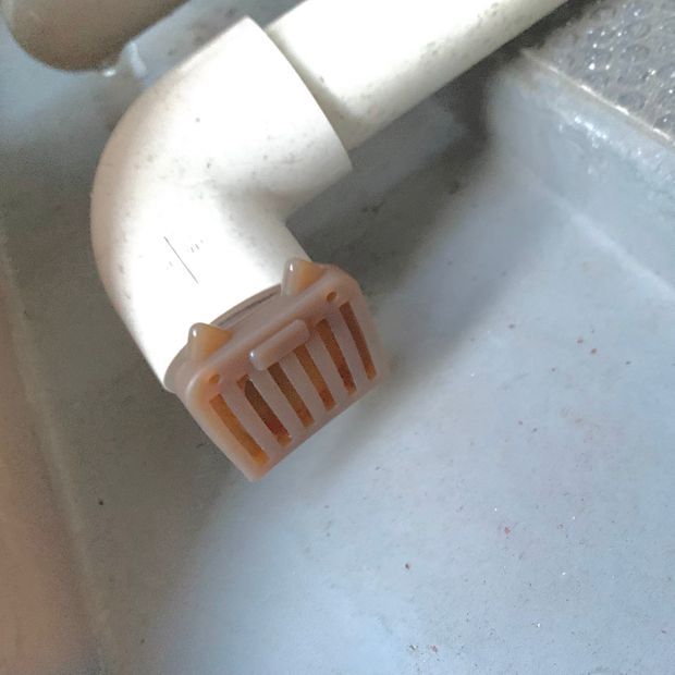 エアコンの排水ホースを塞ぐ
